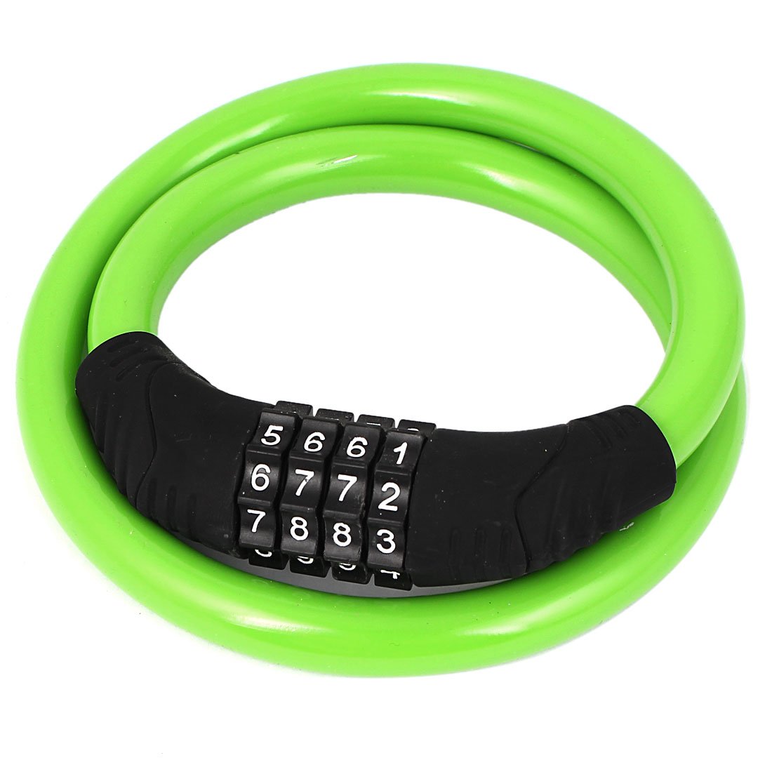 Amazon.co.jp: Aexit 自転車セキュリティトップ4桁0〜9の番号ケーブル